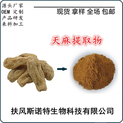 天麻提取物粉 天麻粉 天麻速溶粉 厂家自销 量大优惠